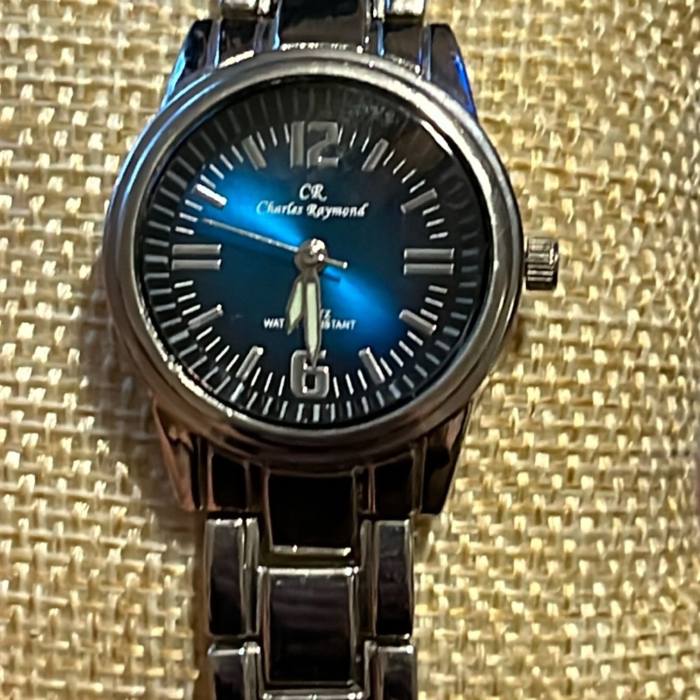Charles Raymond Watch with Blue Face